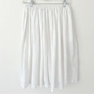Pip-Squeak Chapeau full gathered linen skirt